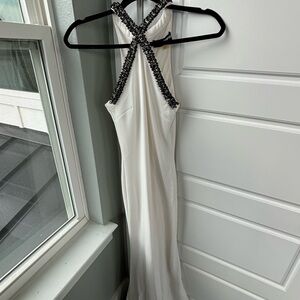 Karl Lagerfeld White Evening Dress